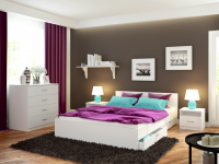 Практичная модульная спальня Осло с универсальным и практичным цветом